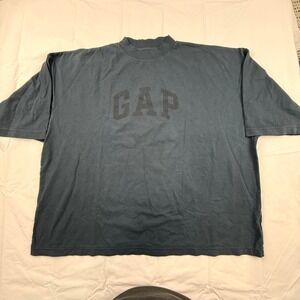 Yeezy Gap Engineered by Balenciaga Dove Tee Dark Blue Washed Black Oversized L